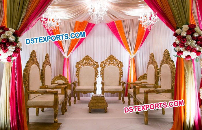 Royal Indian Wedding Mandap Chairs