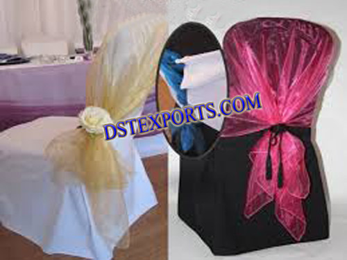 NEW WEDDING DESIGNER SASHAS AND CHAIR COVERS