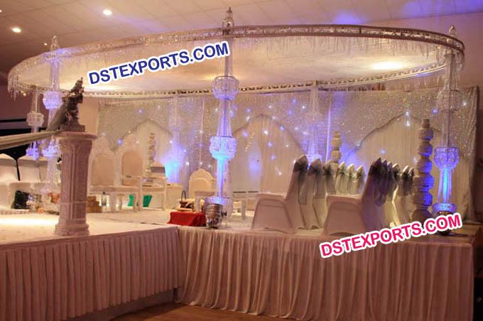 Crystal Mandap Oval Design