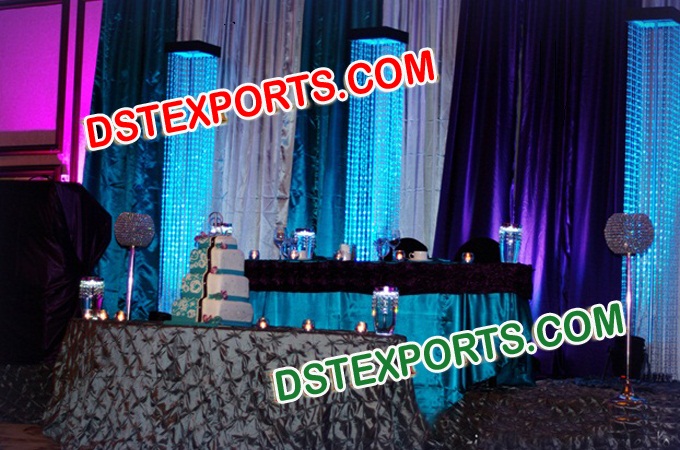 Wedding Decoration Crystal Pillar