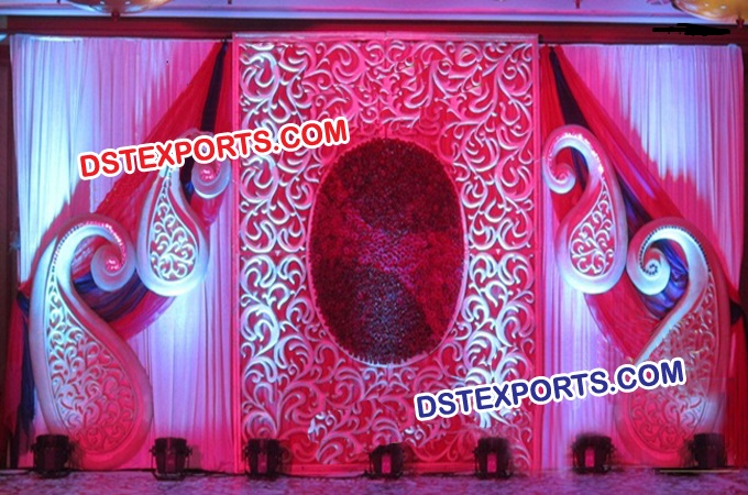 Beautiful Wedding Stage Backdrop Carry Decoration