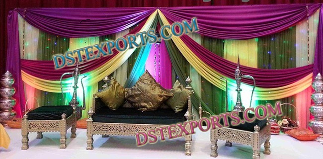 ASIAN WEDDING MEHANDI STAGE SET