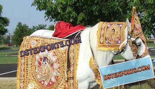 DESIGNER WEDDING HORSE COSTUMES
