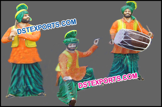 Traditional Rangla Punjab FRP Statues