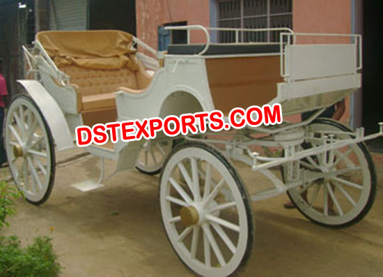 HORSE DRAWN VICTORIA BUGGY