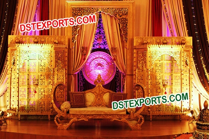 Mughal Theme Wedding Stage Set