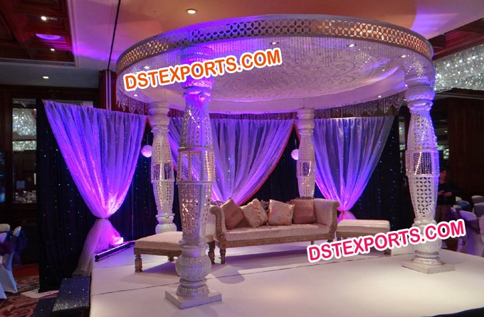 Dream Wedding Fiber Crystal Mandap