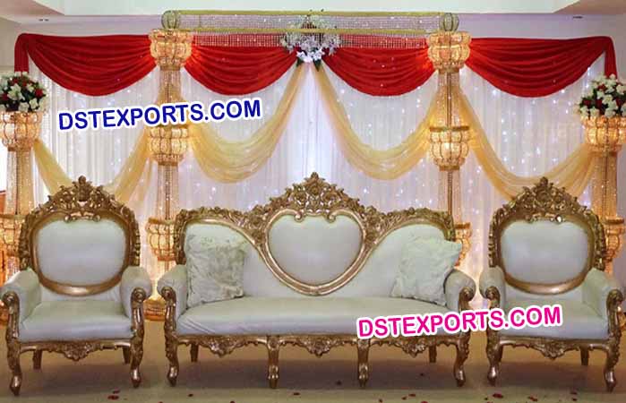 Royal Indian Wedding Stage Sofa Set