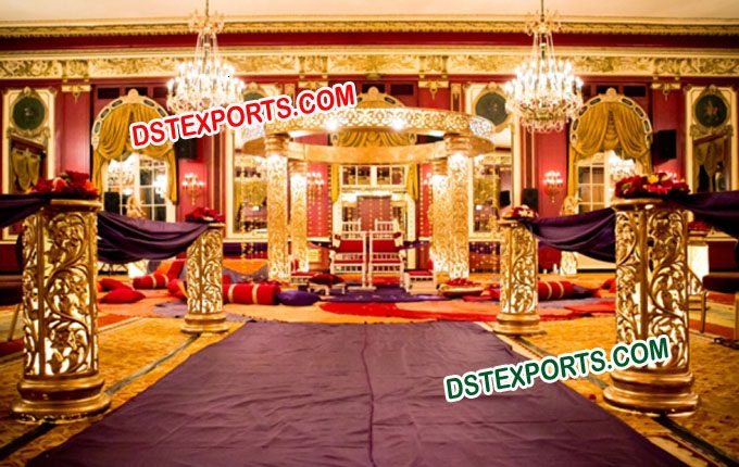 Indian Wedding Ceremony Mandap Set