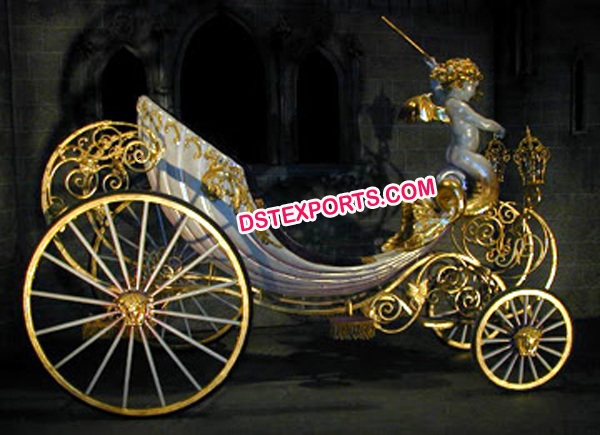 WEDDING BRIDAL HAND DRIVEN CARRIAGE