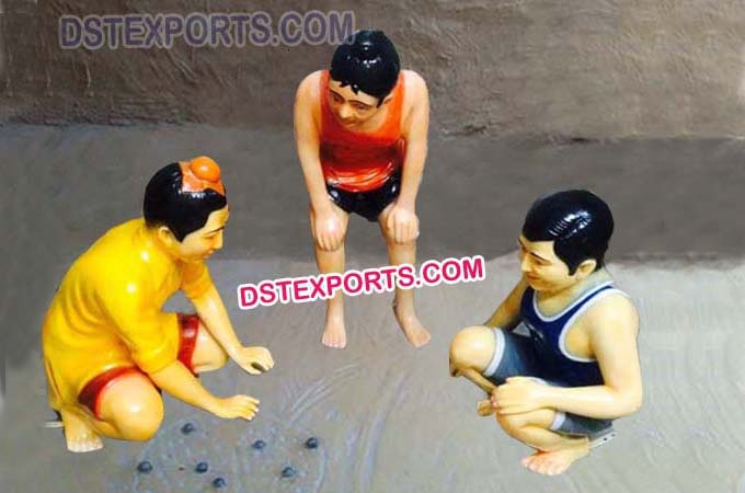 Punjabi Culture Boys Playing Statues