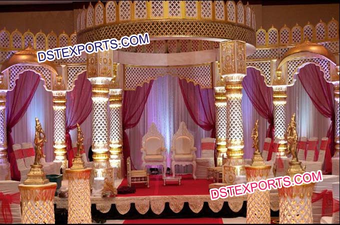 Rajwada Style Wedding Mandap Set