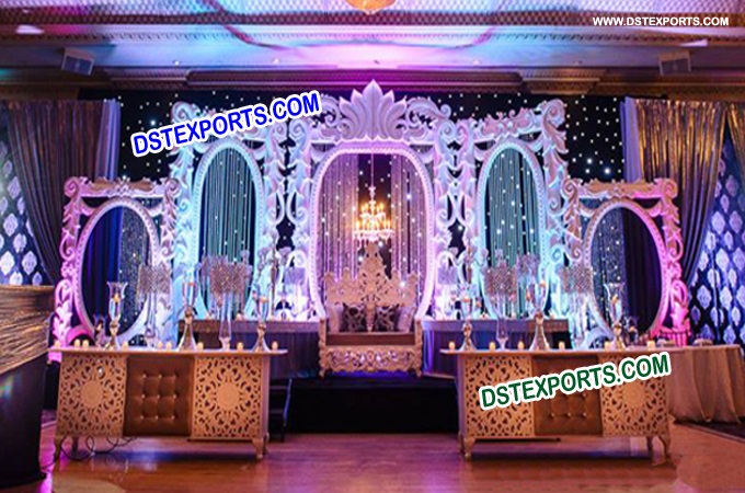 Latest Design Wedding Back Wall Frames Panels