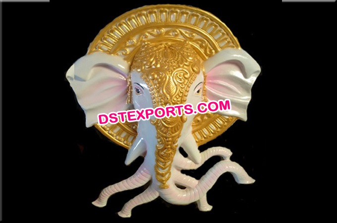 Fiber Ganesha Statue For Wallhanging