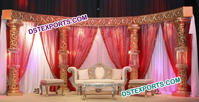 Bollywood Wedding Crystal Stage Set