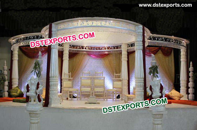 Wedding Fiber Lotus Mandap