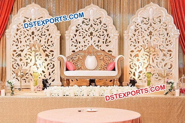 Indian Wedding Fiber Panel Backdrops Stage