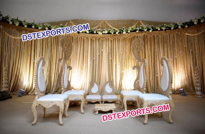 Wedding Paisley Mandap Chairs