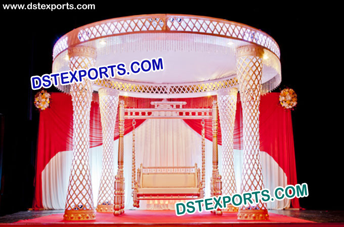 Diamond Cut Work Design Wedding Mandap