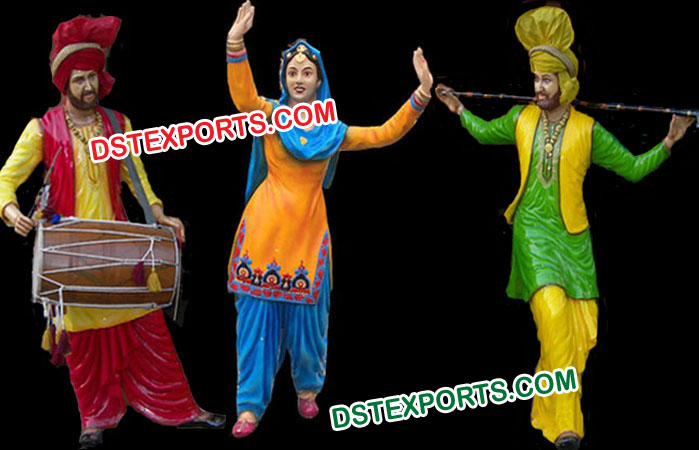 Rangla Punjab Fiber FRP Statues