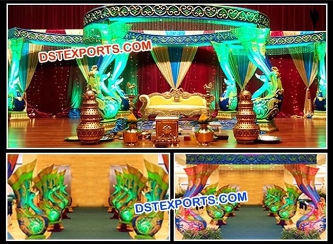 Peacock Wedding Mandap