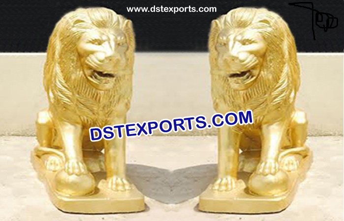 Fiber Lion Statue for Entrance