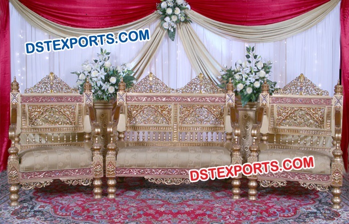 Handcarved Teak Wood Wedding  Furniture