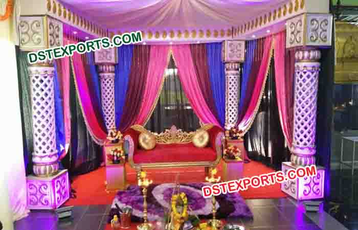Indian Hindu Wedding Ceremony Stage