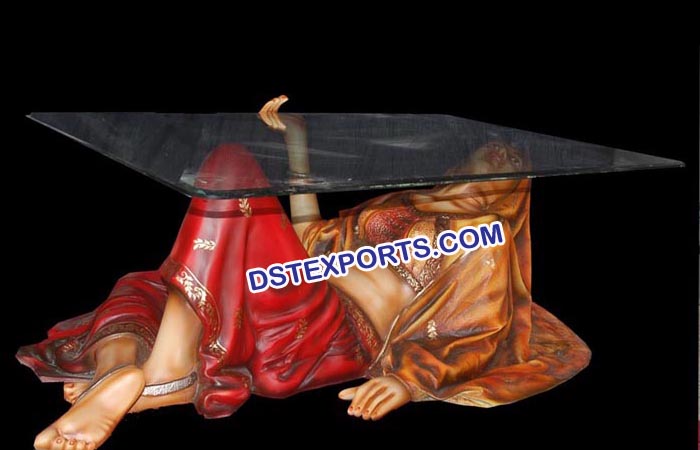 Laying Fiber Rajasthani Decoration table