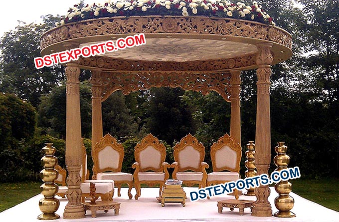 Exclusive Fiber Wedding Mandap