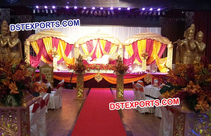 Hindu Wedding Radha Krishan Stage