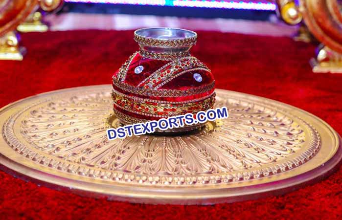 Indian Wedding Pot For Table Decoration