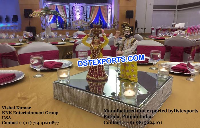 Punjabi Culture Center Table Decoration Statue