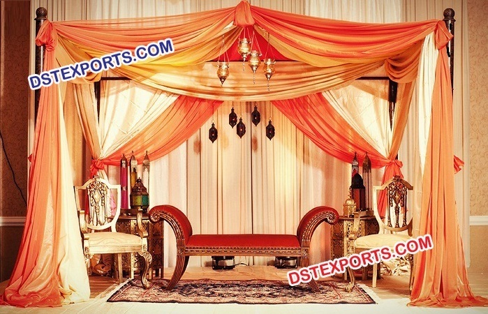 Antique Mehandi Stage Furniture