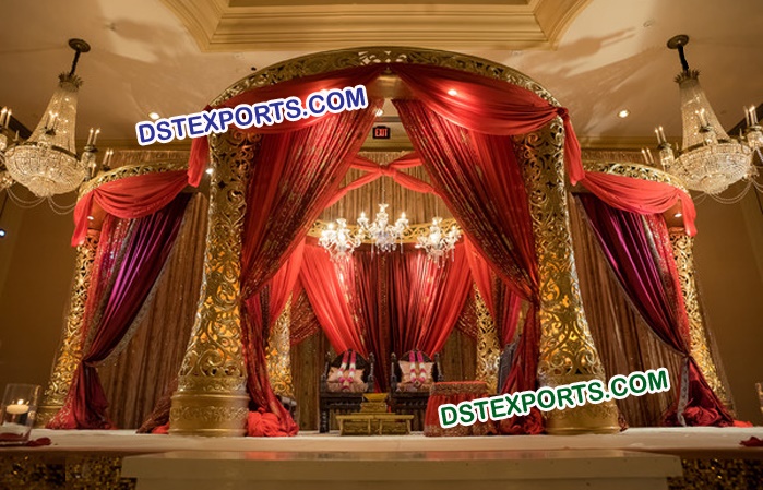 Designer Carved Royal Wedding Mandap