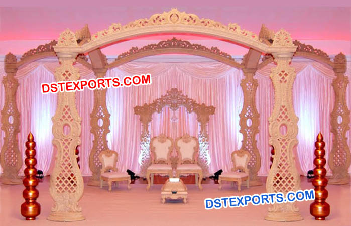 New Design Indian Wedding Wood Mandap