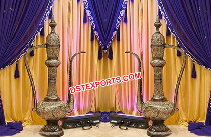 Brass Aftaba For Muslim Wedding Decoration