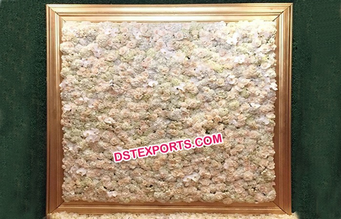 Flower Backdrop Wall for Wedding Stage Decoration
