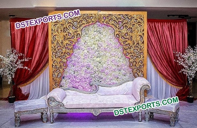 Royal Wedding Fiber Arch Backdrop