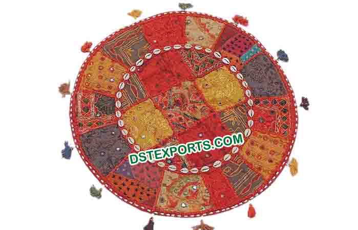 Rajasthani Cushion Round Pillow