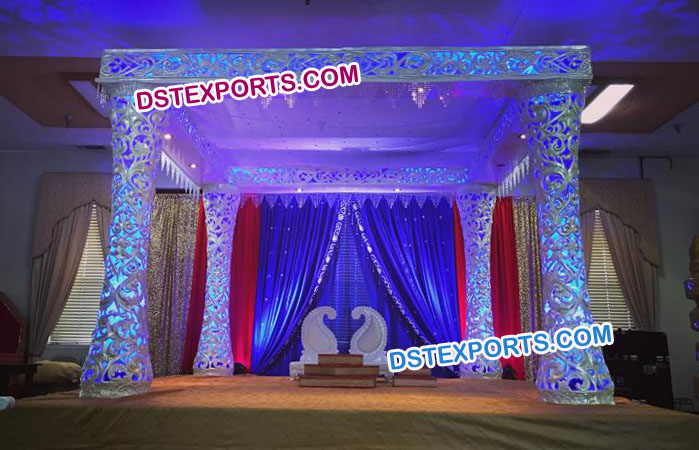 Designer Carved Fiber Wedding Mandap