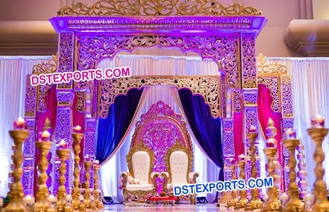 Traditional Fiber Wedding Mandap