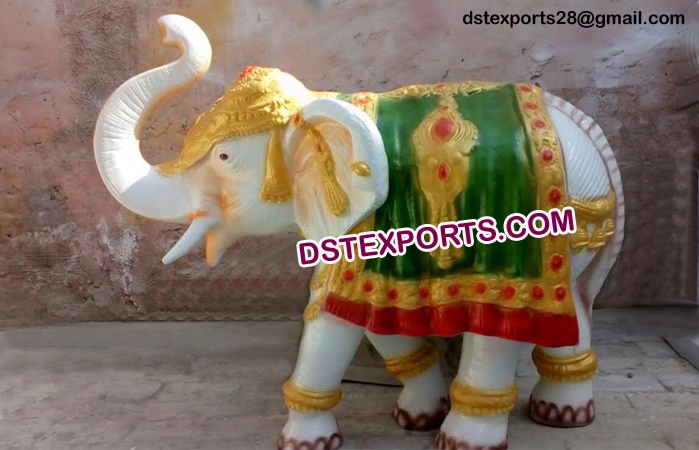 Fiber Elephant Statue