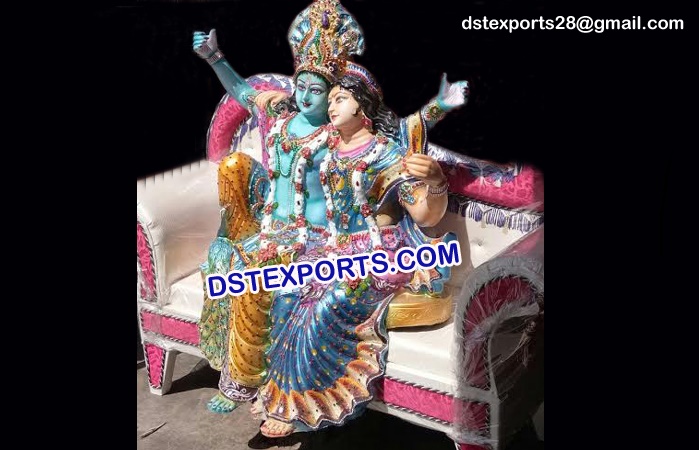 Radha Krishan Statue Wedding Decor