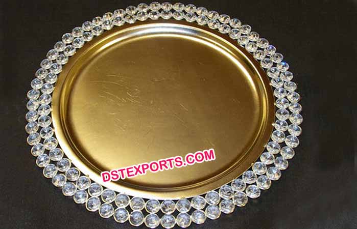 Metal Crystal Charger Plates