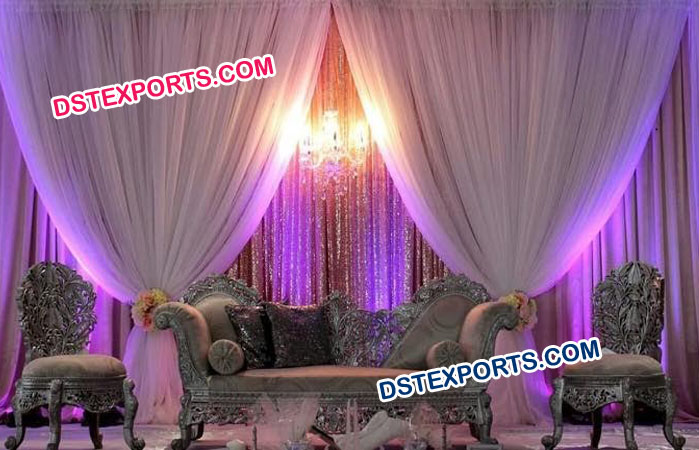 Latest Design Silver Wedding Furniture