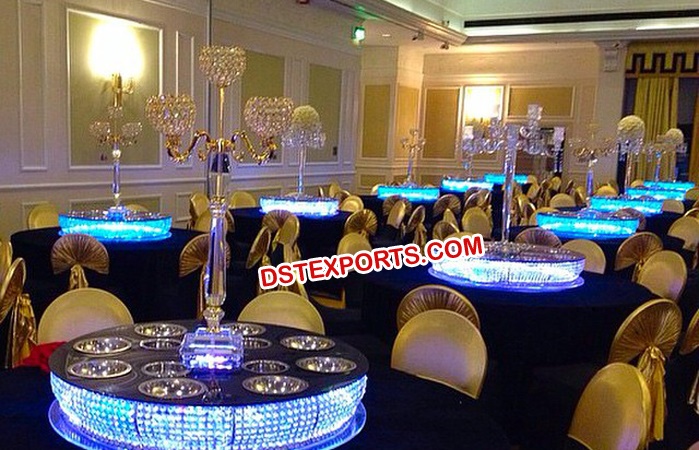 Crystal Lazy Susan For Wedding Table