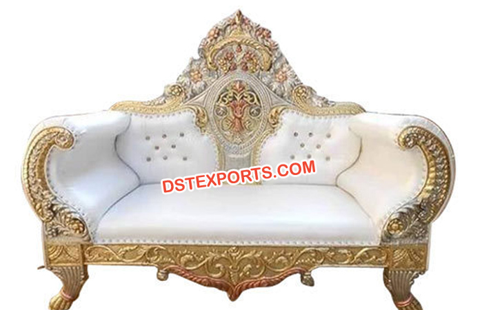 Designer Carved Wedding Sofa