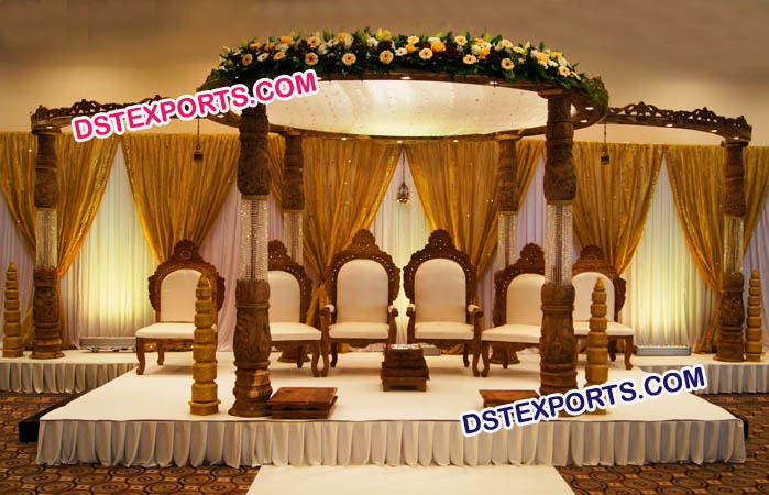 Latest Style Wood Mandap