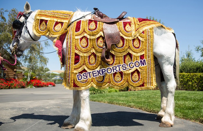 Fancy Wedding Horse Decoration